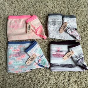 Victoria Secret High-Leg Brief Size M NWT Patterned Bundle